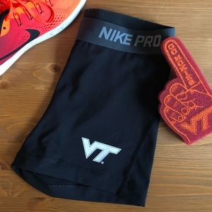 Nike Pro Shorts - Virginia Tech